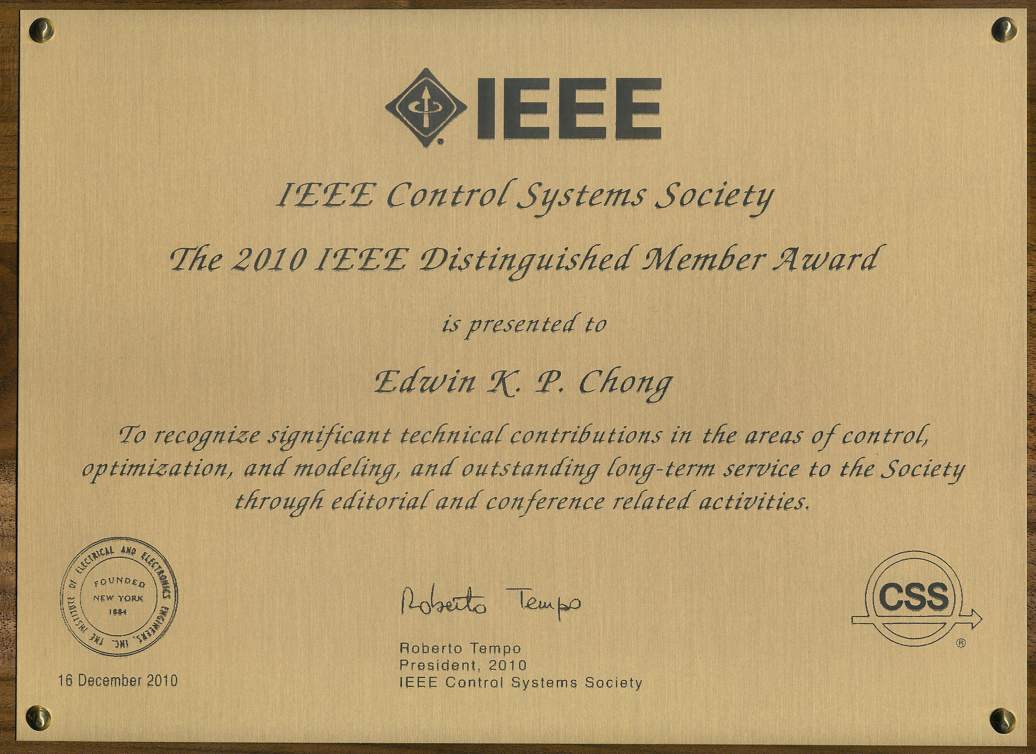 IEEE Awards Booklet - 2018 - 32