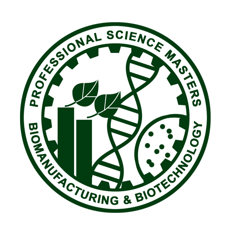 Professional Science Masters of Biomanufacturing and Biotechnology graphic