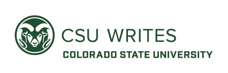 Logo of the CSU Writes program.