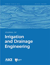 Journal of Irrigation and Drainage Engineering cover