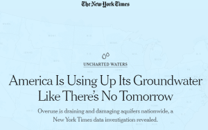 New York Times headline 