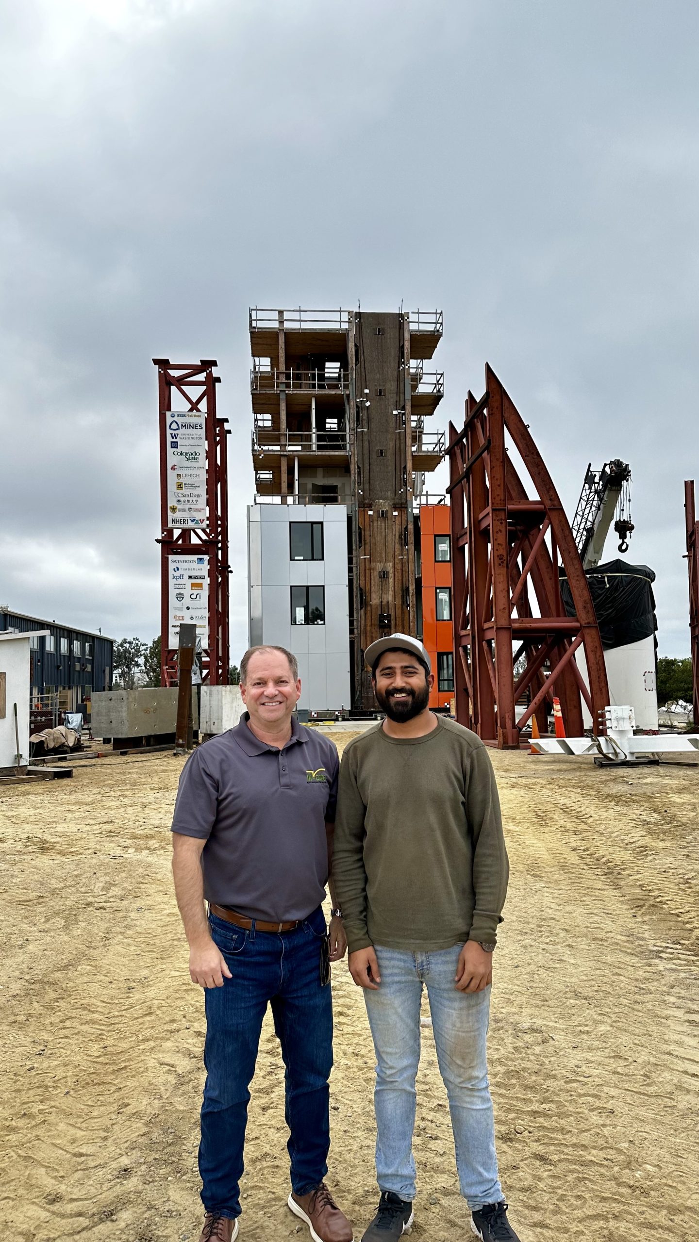 Graduate student participates in shake-table testing in San Diego ...