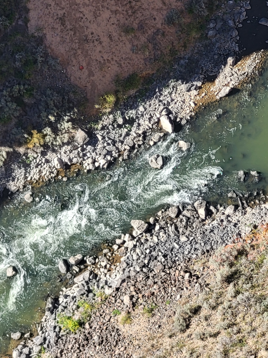 Aerial photo of river.