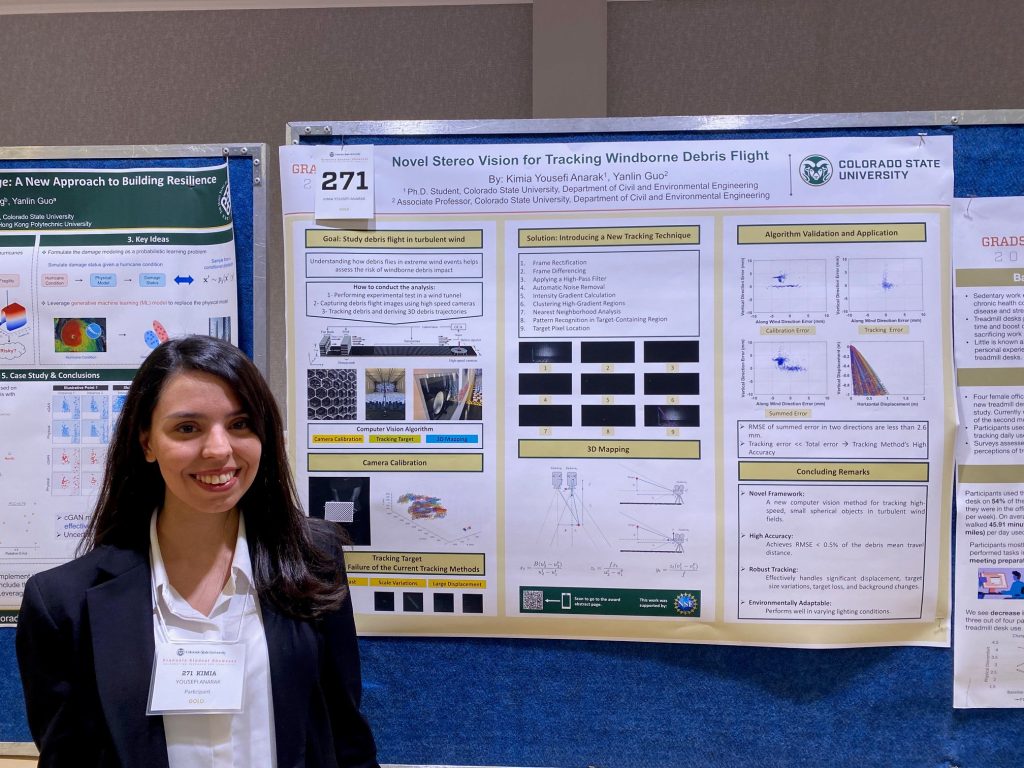 Kimia Yousefi Anarak at the 2024 Graduate Student Showcase.