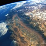 Image of Earth from space.