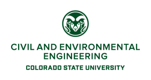 Logo of the Department of Civil and Environmental Engineering, Colorado State University.