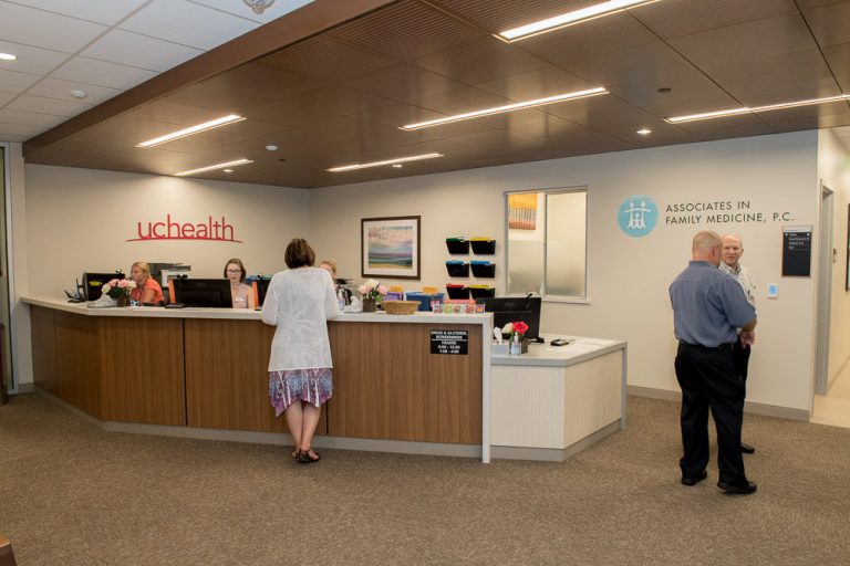 Woman checks into health clinic