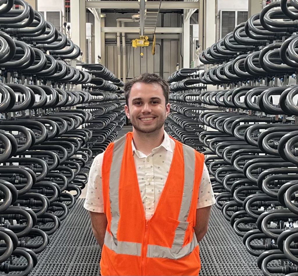 Josh Rodriguez a PhD student in the lab