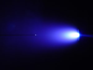 CSU electride heaterless hollow cathode with Langmuir probe