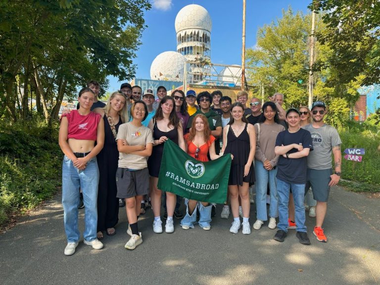 Students at the Berlin Spy Tower