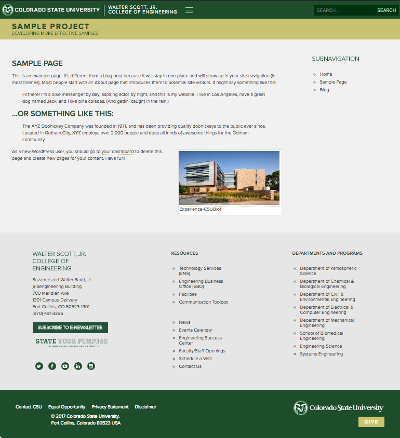 WSCOE Branded Project Template