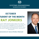 Ray Jonkers - October Student of the Month