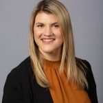 Kelly Scharlau, a CBE alumni, now works for a patent law agency, a career she found after taking an intellectual property class from systems engineering professor Steve Simske.