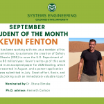 Kevin Fenton Student of the Month Award