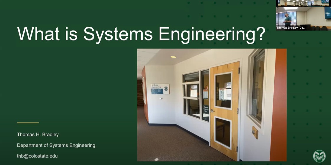 What is Systems Engineering? - Dr. Tom Bradley