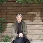 Somayeh Aliebrahimi, a master’s student at Colorado State University, smiling outside.