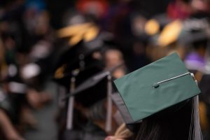 Close up of a graduation cap