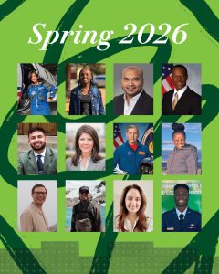 A graphic that say's "spring 2026" and contains 12 images of graduates.