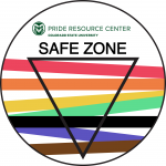 Pride Resource Center Safe Zone training badge