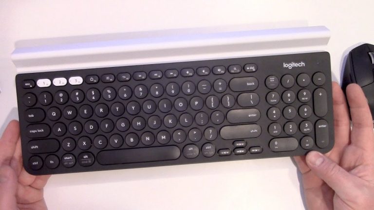 A Logitech Keyboard K780 – Multi-Device Wireless Keyboard