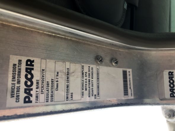 Vehicle Emmission Sticker