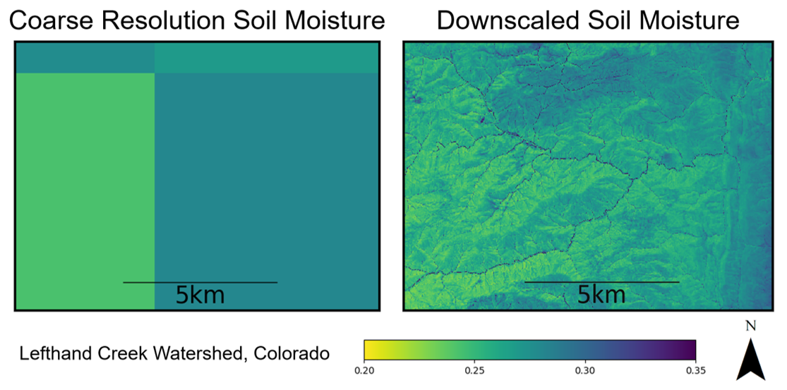 Soil moisture maps