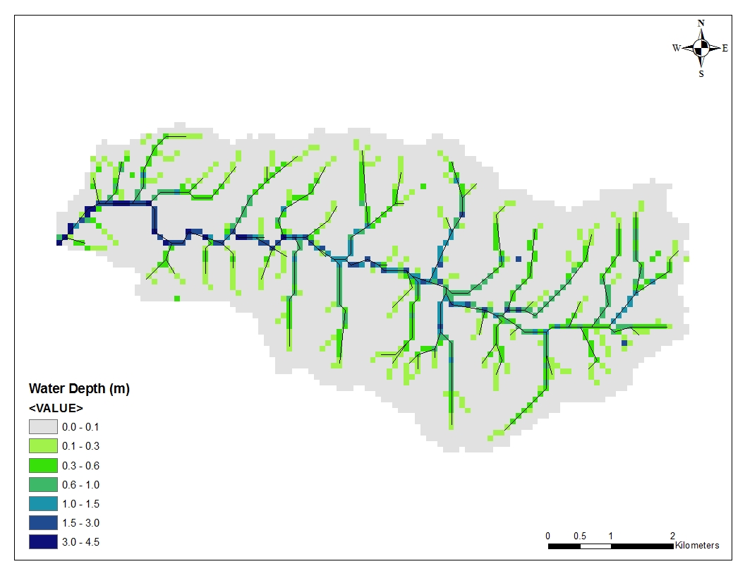 Soil porosity and slope relationships for modeling soil fluid capacity