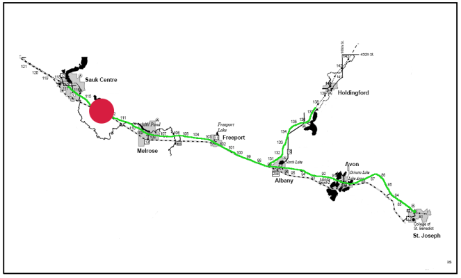 Lake Wobegon Trail Map Lake Wobegon Trail
